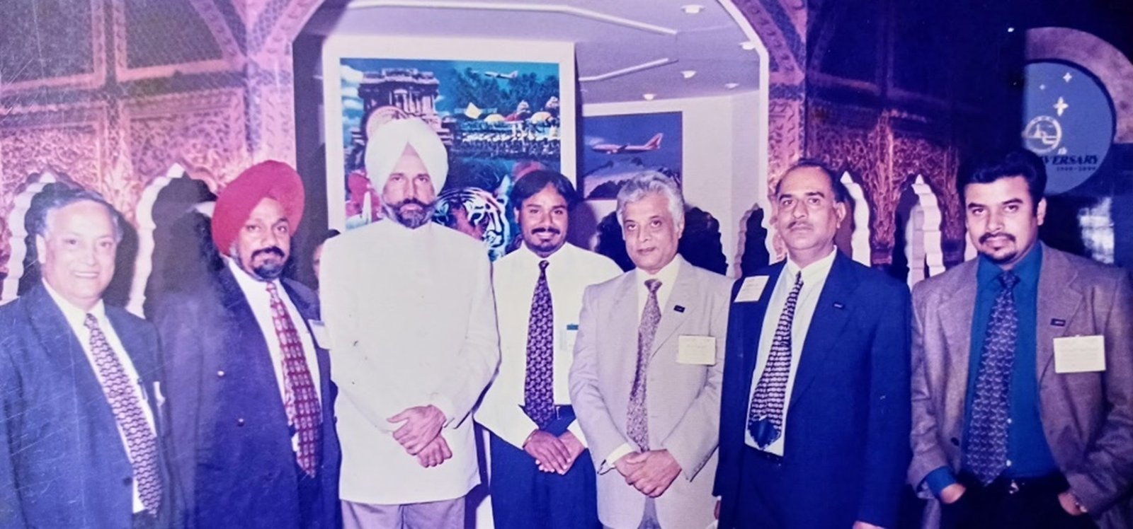 Private India Tour Guide Ramesh Nambiar with international travellers exploring India