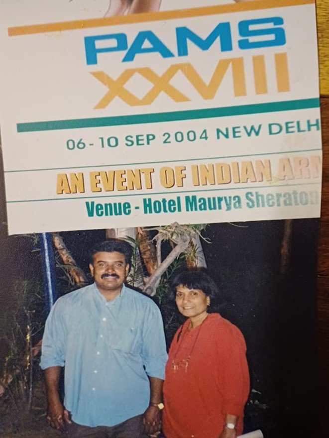 Ramesh Nambiar with tourist tour of Delhi Ramesh Nambiar with tourist tour of Delhi